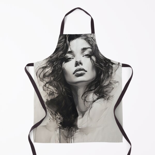 Item preview, Whispers of Charcoal: A Portrait in Grayscale designed and sold by oanaunciuleanu.