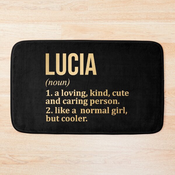 Item preview, Lucia Name Definition in Gold designed and sold by XCIV.