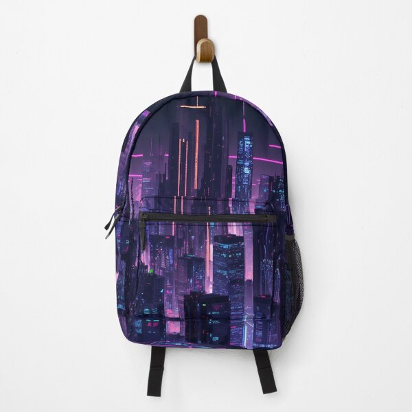 Item preview, Beautiful cyber cityscape designed and sold by M-Y-A-R-T-.