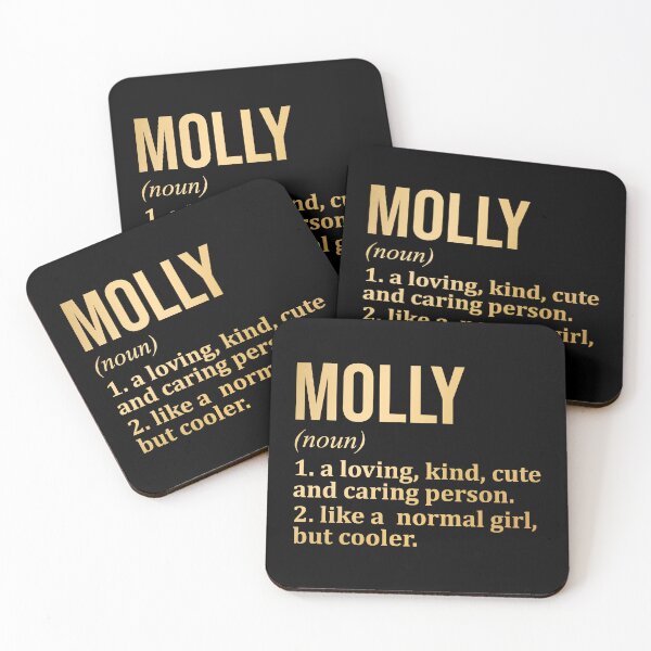 Item preview, Molly Name Definition in Gold designed and sold by XCIV.