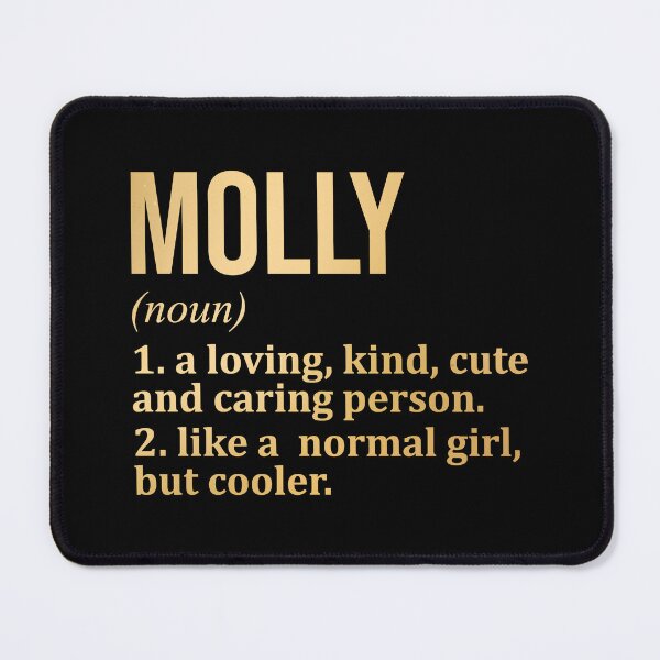 Item preview, Molly Name Definition in Gold designed and sold by XCIV.