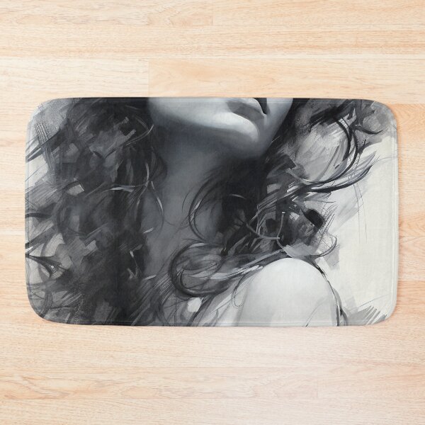 Item preview, Whispers of Charcoal: A Portrait in Grayscale designed and sold by oanaunciuleanu.