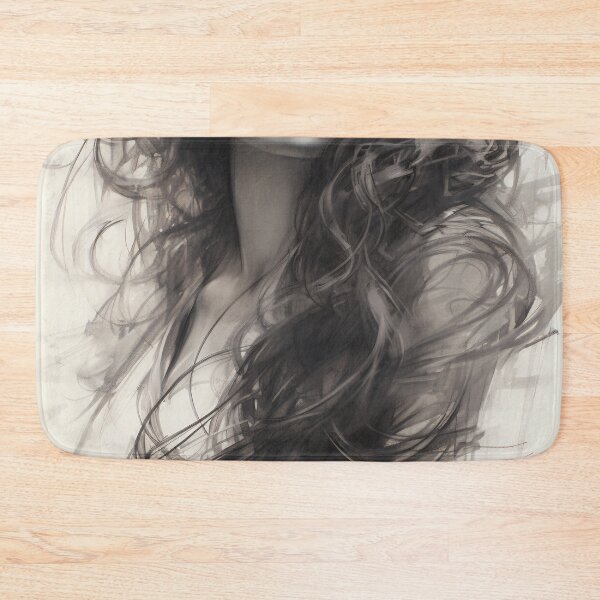 Item preview, Whispers of Charcoal: A Portrait in Grayscale designed and sold by oanaunciuleanu.