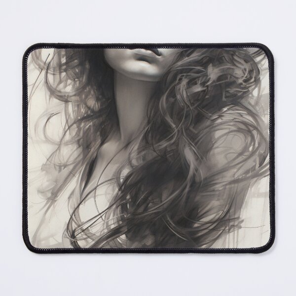 Item preview, Whispers of Charcoal: A Portrait in Grayscale designed and sold by oanaunciuleanu.