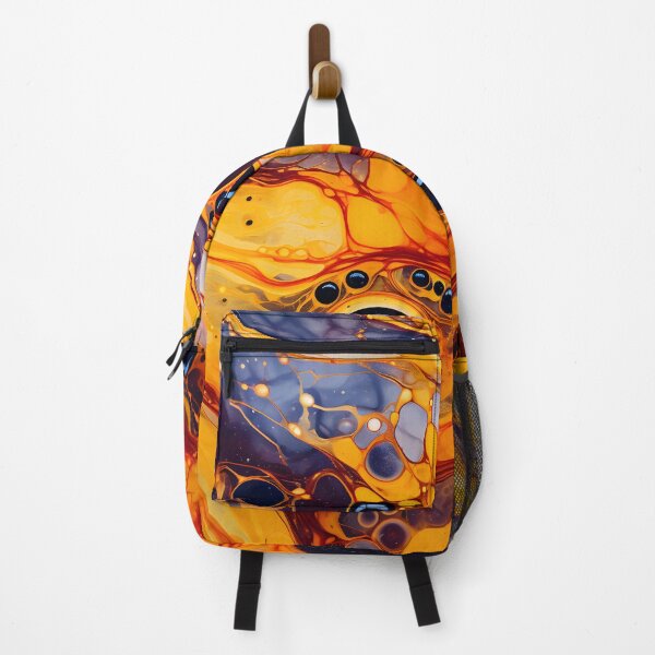 Item preview, Golden Fluid Art Abstract designed and sold by VectorPlace.