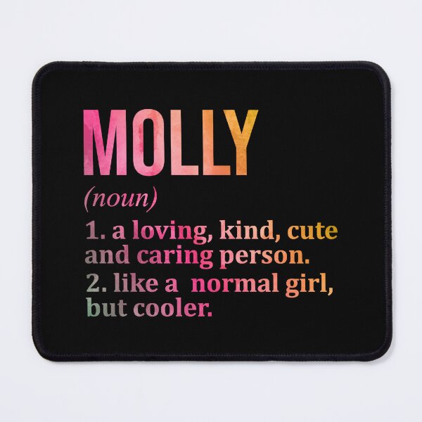 Item preview, Molly Name Definition in Watercolor designed and sold by XCIV.
