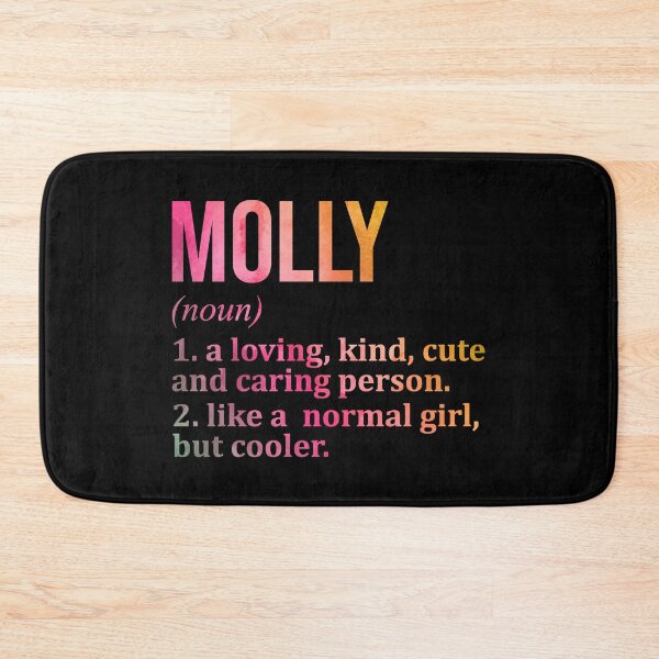 Item preview, Molly Name Definition in Watercolor designed and sold by XCIV.