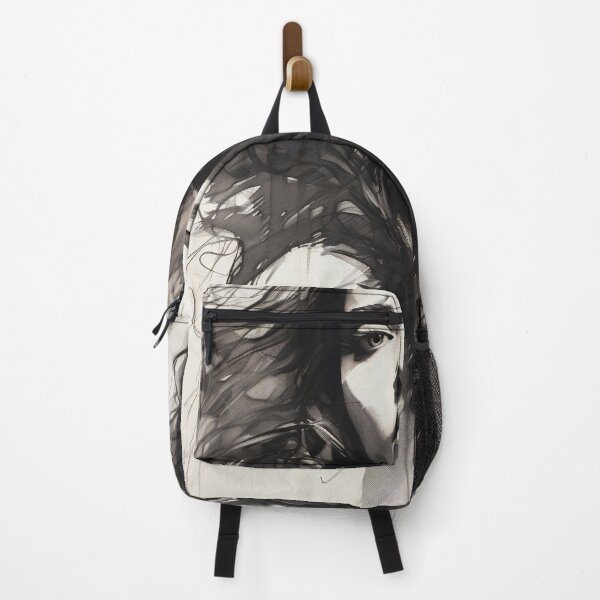 Item preview, Whispers of Charcoal: A Portrait in Grayscale designed and sold by oanaunciuleanu.