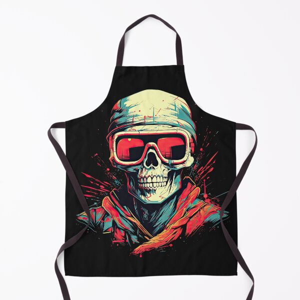 Item preview, Cool skull wearing ski goggles designed and sold by Lobory.
