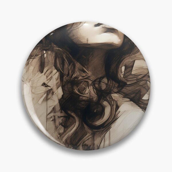 Item preview, Whispers of Charcoal: A Portrait in Grayscale designed and sold by oanaunciuleanu.