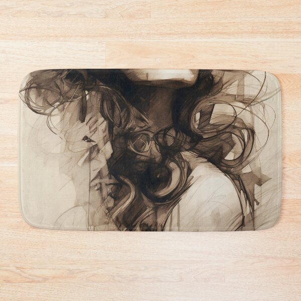 Item preview, Whispers of Charcoal: A Portrait in Grayscale designed and sold by oanaunciuleanu.