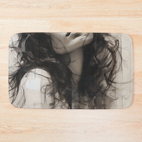 Item preview, Whispers of Charcoal: A Portrait in Grayscale designed and sold by oanaunciuleanu.