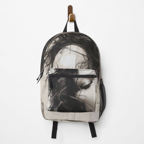 Item preview, Whispers of Charcoal: A Portrait in Grayscale designed and sold by oanaunciuleanu.