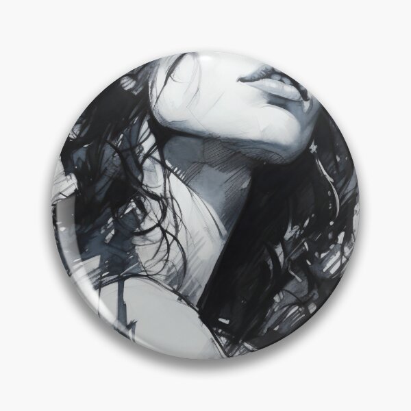 Item preview, Whispers of Charcoal: A Portrait in Grayscale designed and sold by oanaunciuleanu.