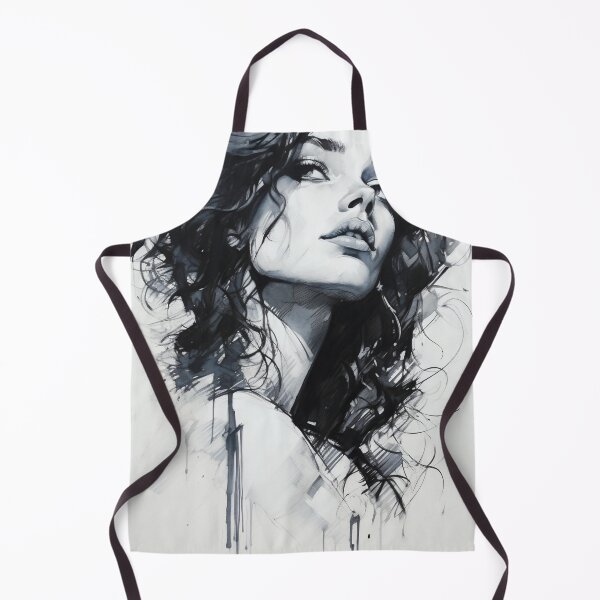 Item preview, Whispers of Charcoal: A Portrait in Grayscale designed and sold by oanaunciuleanu.