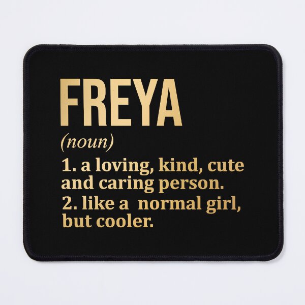 Item preview, Freya Name Definition in Gold designed and sold by XCIV.