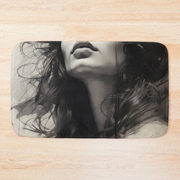 Item preview, Whispers of Charcoal: A Portrait in Grayscale designed and sold by oanaunciuleanu.