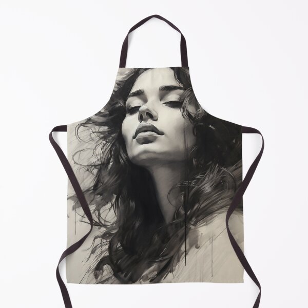 Item preview, Whispers of Charcoal: A Portrait in Grayscale designed and sold by oanaunciuleanu.