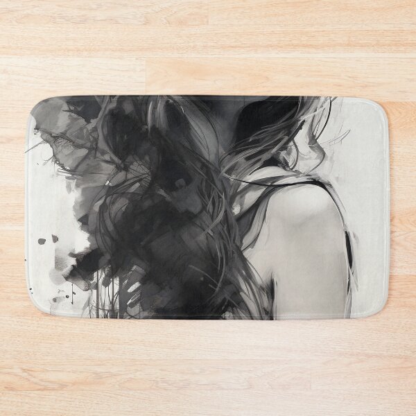Item preview, Whispers of Charcoal: A Portrait in Grayscale designed and sold by oanaunciuleanu.