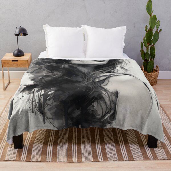 Item preview, Whispers of Charcoal: A Portrait in Grayscale designed and sold by oanaunciuleanu.