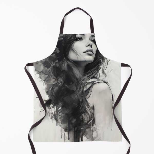 Item preview, Whispers of Charcoal: A Portrait in Grayscale designed and sold by oanaunciuleanu.