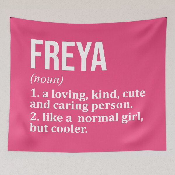 Item preview, Freya Name Definition for Women designed and sold by XCIV.