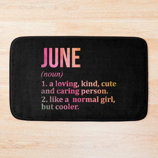 Item preview, June Name Definition in Watercolor designed and sold by XCIV.