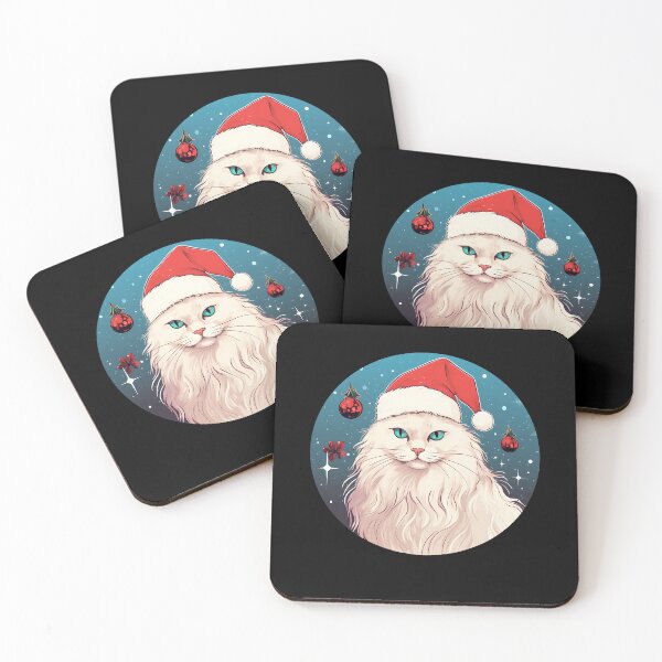 Item preview, Turkish Angora Cat Xmas, Love Cats designed and sold by Logiamerch.