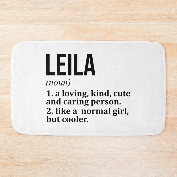 Item preview, Leila Name Definition designed and sold by XCIV.