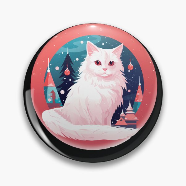 Item preview, Turkish Angora Cat Xmas, Love Cats designed and sold by Logiamerch.