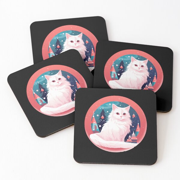 Item preview, Turkish Angora Cat Xmas, Love Cats designed and sold by Logiamerch.