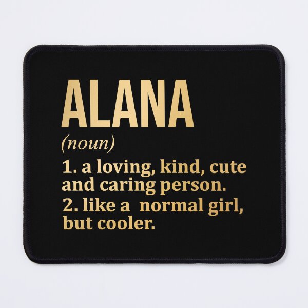 Item preview, Alana Name Definition in Gold designed and sold by XCIV.
