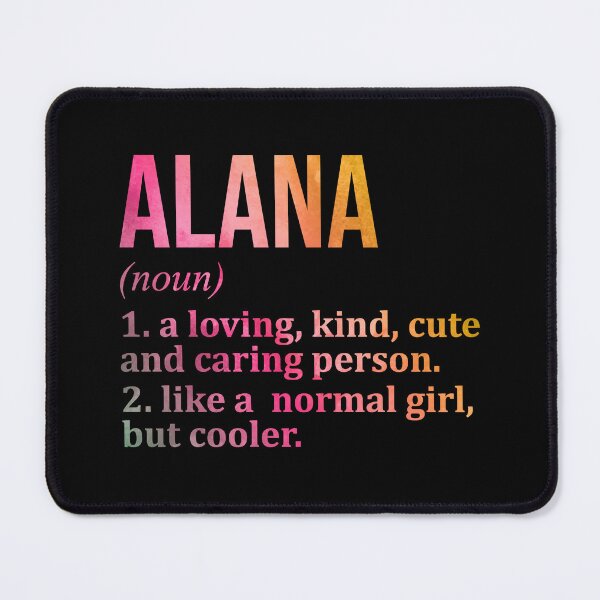 Item preview, Alana Name Definition in Watercolor designed and sold by XCIV.