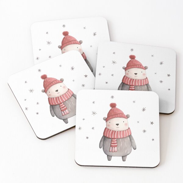 Item preview, Vintage Christmas Bear Artwork designed and sold by NatureStyle555.