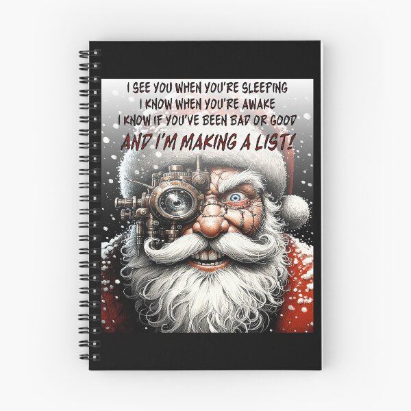 Item preview, Sinister Surveillance Santa! - He's Making a List 2 designed and sold by Matthew Kinnersly.