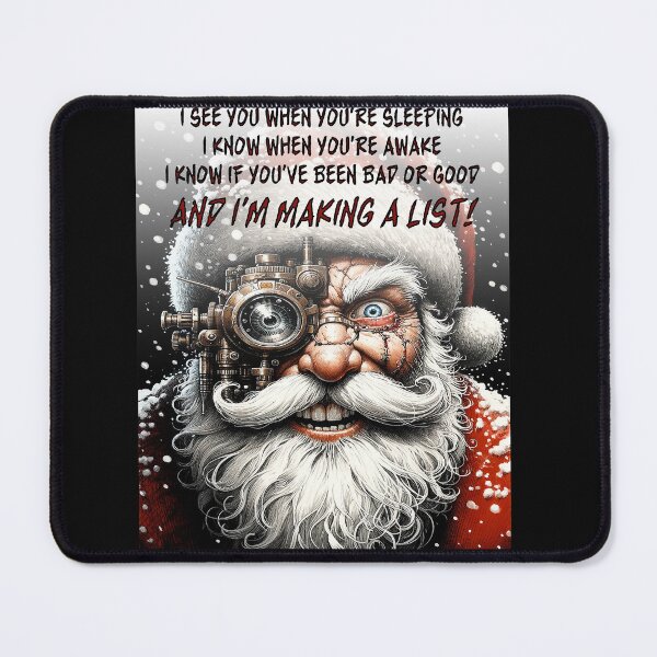 Item preview, Sinister Surveillance Santa! - He's Making a List 2 designed and sold by Matthew Kinnersly.