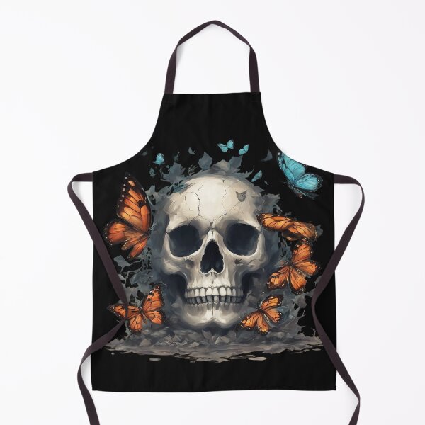 Item preview, Skulls, butterflies and flowers 01 designed and sold by BDPoktat.
