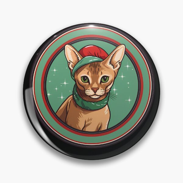 Item preview, Abyssinian Cat Xmas Ornament, Love Cats designed and sold by Logiamerch.