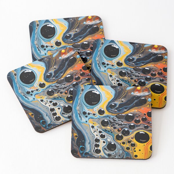 Item preview, Abstract Celestial Viscosity Art designed and sold by VectorPlace.