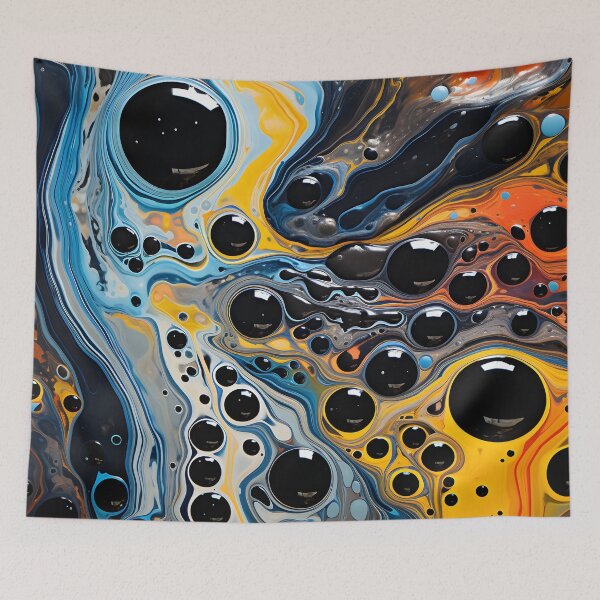 Item preview, Abstract Celestial Viscosity Art designed and sold by VectorPlace.