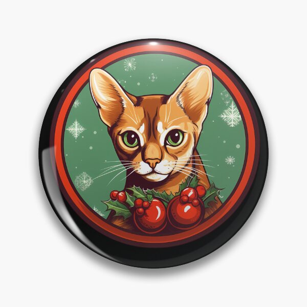 Item preview, Abyssinian Cat Xmas Ornament, Love Cats designed and sold by Logiamerch.