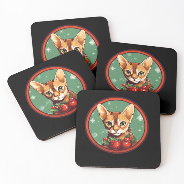 Item preview, Abyssinian Cat Xmas Ornament, Love Cats designed and sold by Logiamerch.