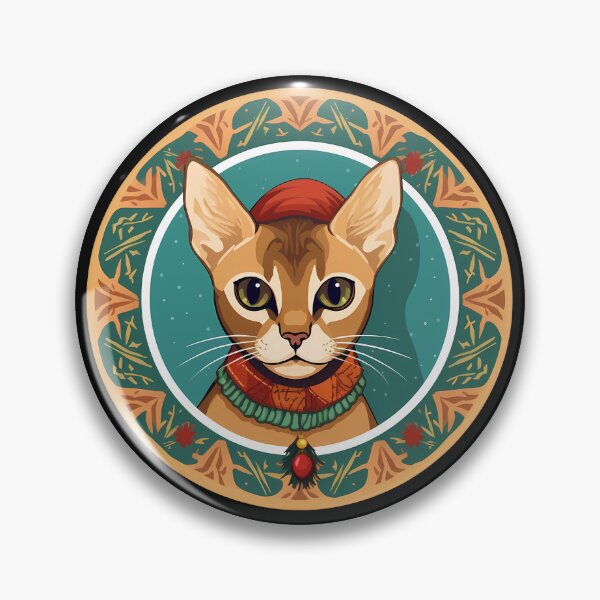 Item preview, Abyssinian Cat Xmas Ornament, Love Cats designed and sold by Logiamerch.