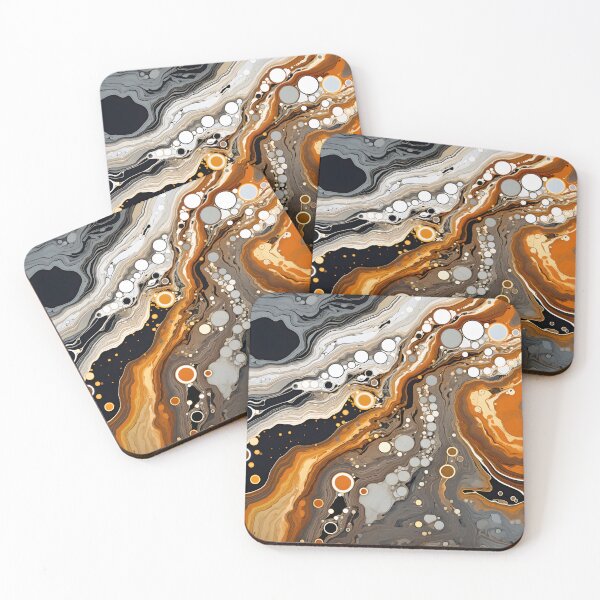 Item preview, Ethereal Earthtone Swirl Abstract designed and sold by VectorPlace.