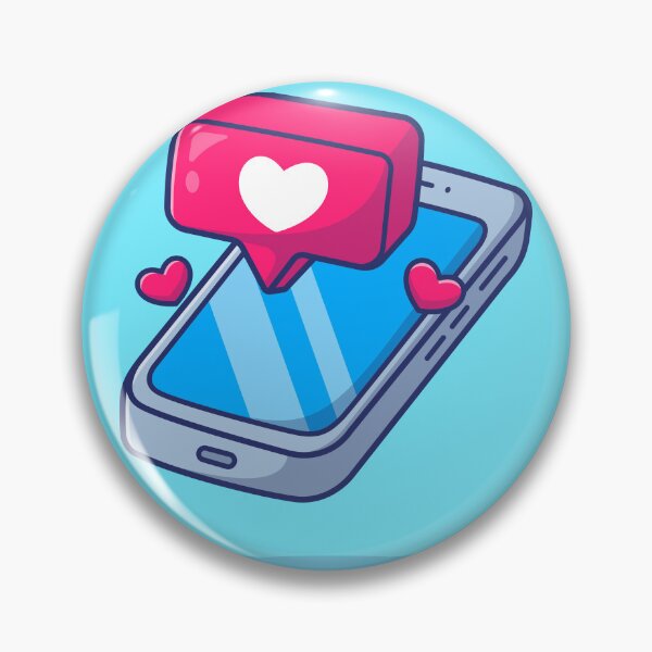 Item preview, Mobile Phone with Love Message Sign Cartoon Vector Icon Illustration designed and sold by hjian8219.