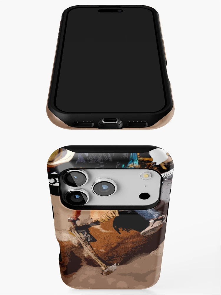 Thumbnail 3 of 4, iPhone Case, BULL RIDER, RODEO QUOTES AND ART,ROUGH STOCK RIDERS designed and sold by Barbara Jean Photo Art And Design.