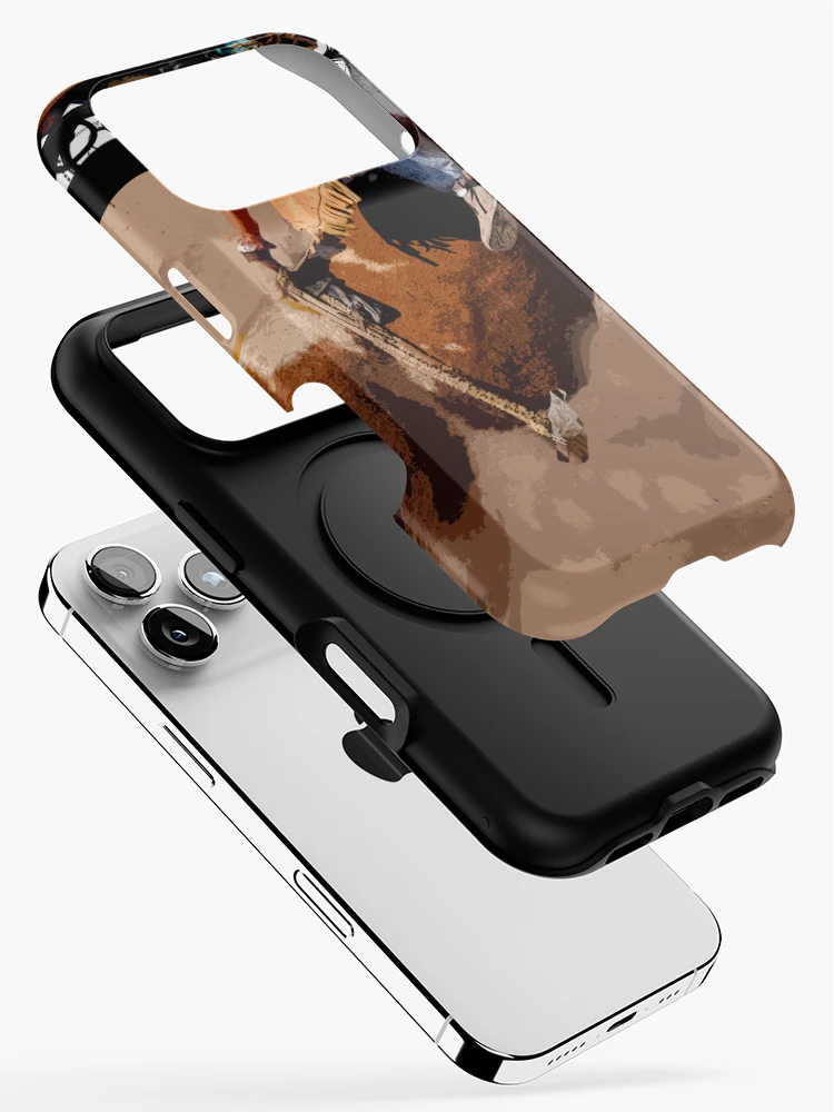 Thumbnail 2 of 4, iPhone Case, BULL RIDER, RODEO QUOTES AND ART,ROUGH STOCK RIDERS designed and sold by Barbara Jean Photo Art And Design.
