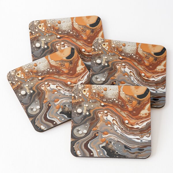 Item preview, Autumnal Abstract Liquid Terrain designed and sold by VectorPlace.
