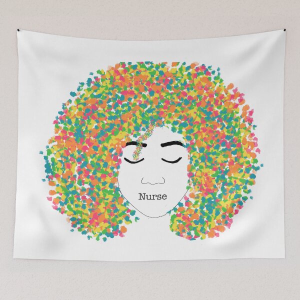 Item preview, Afro Woman Nurse designed and sold by Cecetyshay.