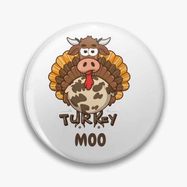 Item preview, Turkey Moo Funny Cow Thanksgiving designed and sold by Creativedsigna.